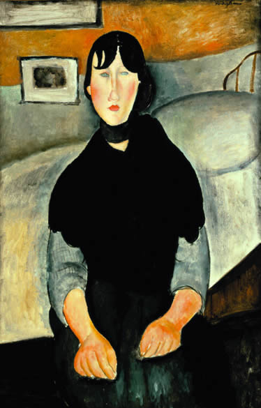 Young Woman of the People - Amedeo Modigliani Paintings